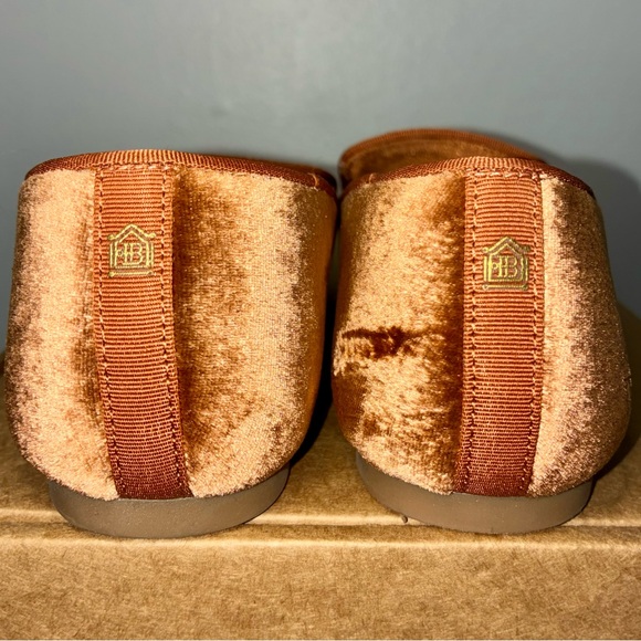 Birdies The Starling Flats in Amber Velvet Shoes - Picture 7 of 9